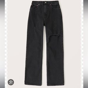 Abercrombie The 90s Relaxed High Rise Jeans